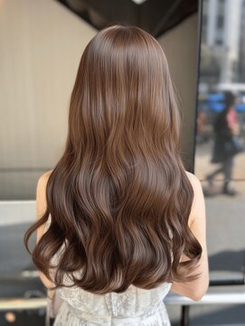 アマテラスゼロ 新宿(AMATELAS zero) ブリーチなし透明感チョコレートベージュ