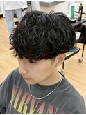 波巻きマッシュパーマ