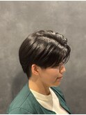 アウトラインスッキリハンサムショート