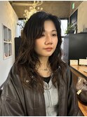 抜け感レイヤーパーマ