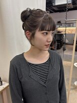 アマーク(a mark)&nbsp;【小川 結女花】ダブルカラーでオリーブベージュ◇