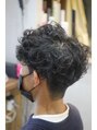 カーム ホーム ヘアー(calm home hair) 清潔感も遊び心も両方欲しい人に大人気の襟足は刈り上げのパーマ