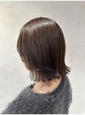 切りっぱなしボブレイヤー×大人艶ブラウン