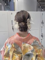 クレーデヘアーズ 相田店(Crede hair's) #金箔と水引が舞う。和装を引き立てる最旬シニヨン