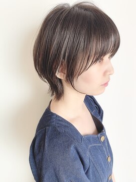 stair : case ginza7【ステアケース】 大人外ハネショートウルフ髪質改善カラー