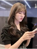 上品韓国ヘアオリーブベージュ