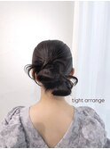 ツインアレンジ/カチモリ/タイトアレンジ/表参道ヘアセット