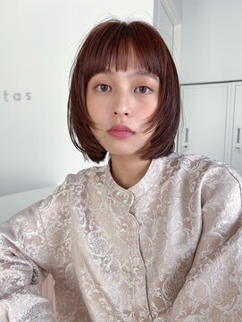 タストウキョウ 表参道(tas TOKYO) レイヤーボブ似合わせ顔周りカット顔まわりレイヤーカット