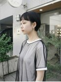 新宿若松河田曙橋オン眉ショートマッシュショート20代30代40代