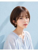 ユニット 蕨西口店(UNIT)&nbsp;ショートボブ髪型20代30代40代50代前髪あり前髪なし面長丸顔蕨駅