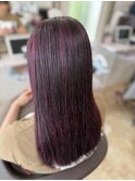 ツヤ感　ロング　ヘアマニキュア