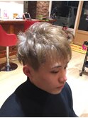 外国人風ベージュアッシュ