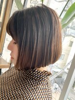 ルーファス 恵比寿 渋谷(Ruufus) 前下がりシンプルボブ