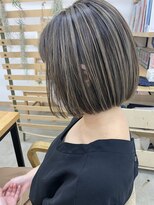 【cuzKLUB】コントラストハイライト×ボブ