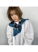 sungoose オリーブカラー小顔ハイライトセミウェットウェーブ