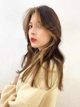 ジーナ 名駅(XENA.) xena《石塚》くびれる女神レイヤーカット◎色気韓国ヘア