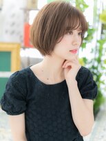 カバーヘア ブリス 戸田公園西口店(COVER HAIR bliss)&nbsp;大人かわいいバレイヤージュ透け感ボブa戸田公園20代30代40代!