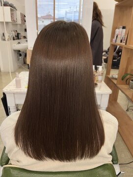 レオ 幸手(Leo) 20代30代40代大人可愛い髪質改善カラー艶感ストレート透明感