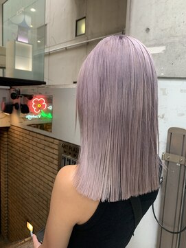 ラフ 難波店(LAFF) #黒髪#ボブルフ#ネビージュ#小顔#ワンレン