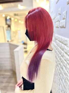 シェルティ フィエル(Shelltie Fiel) ガーネットピンク・バイオレットグラデ【錦糸町】