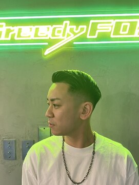 グリーディーフォックス 代々木(Greedy FOX) アップバング/ツーブロックマッシュ/束感/波巻き[シェービング]