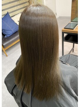 スリール 津田沼(Sourire) 髪質改善カラー＆髪質改善TR【Sourire 津田沼　美容室】