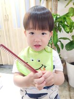 スーハ 恵比寿(SUUHA) キッズカット/2ブロックショートマッシュ/キッズスタイル