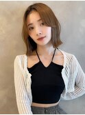 切りっぱなしボブ 美髪似合わせカット くびれボブ M0523
