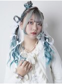 推し活ヘアアレンジ☆ヘアセット、推しカラー、ツインテール