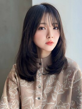 アグ ヘアー ソア 清水商店街店(Agu hair soa) 《Agu hair》内巻き重めセミ×numberA.ケアオイルスリーク