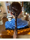 タイトぐるぐる巻きポニー