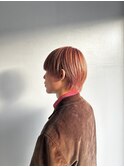 松山市/10代/20代/30代/40代/ほんのりピンクのハイトーンカラー