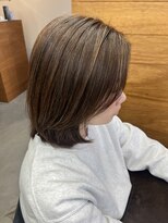 デイバイヘアーポケット(Day.by hair pocket) ミディアムレイヤー×ハイライト