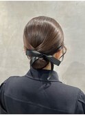 銀座ヘアアレンジ/タイトシニヨン