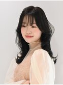 二俣川_レディース_ロング_大人女性_コテ巻きパーマ_ナチュラル