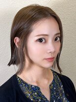 ヘアリゾート ディアリウム(Hair Resort DEARIUM) 切りっぱなしボブ+髪質改善メテオカラー