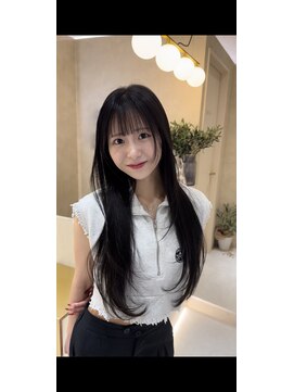 ジーナ 博多筑紫口(Zina) 【KANA】レイヤーカット／韓国ヘア