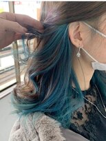 パレット 町田店(PALETTE)&nbsp;ターコイズインナーカラー　町田/JR町田駅