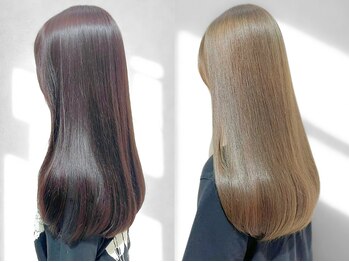 ビューティシモ 川越(Beautissimo)の写真/「自分の髪が好きになる」髪質改善縮毛矯正でまっすぐ過ぎない柔らかい質感のストレートヘアが叶う◎本川越