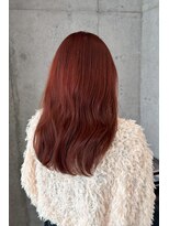 アコロン 吉祥寺(acoron.)&nbsp;深みレッドで魅せる艶ロング×吉祥寺