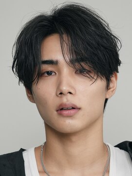 バイフィフス 原宿/表参道(by fifth) シャドウパーマスパイラルパーマセンターパート大人メンズヘア