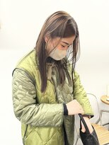 ヌープヘアーアイス(NUUP.hair ici)&nbsp;★ブリーチなしチョコレートカラーアッシュブラウンベージュ春