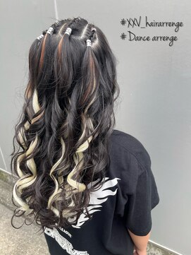 トゥエンティ ファイブ(TWENTY FIVE) カジュアルコーンロウアレンジ/名定