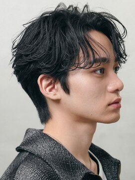 バイフィフス 原宿/表参道(by fifth) メンズシースルーマッシュニュアンスパーマシャドウパーマテテ風