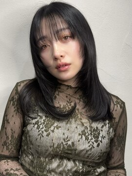 カーム(calm) イメチェン/ピンクベージュ/アンブレラカラー/前髪/鹿島田