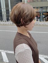 アクシス ナゴヤ(AXIS NAGOYA)&nbsp;北野ピンクベージュ/イメチェン/クールショート/前髪/名駅