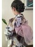 【ネット予約不可/お電話予約のみです♪】浴衣着付け&簡単ヘアアレンジ￥8800