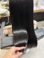 バランス 新宿(balance) ブルーブラック×髪質改善【新宿/20代/30代/40代/50代】