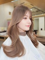 バイオレット 表参道店(Violet) くびれ韓国ベージュブリーチなしダブルカラー