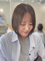ナッティー バイ ヘッドライト 鎌ヶ谷駅前店(natty by HEADLIGHT)&nbsp;縮毛矯正でつくる柔らか艶ボブ